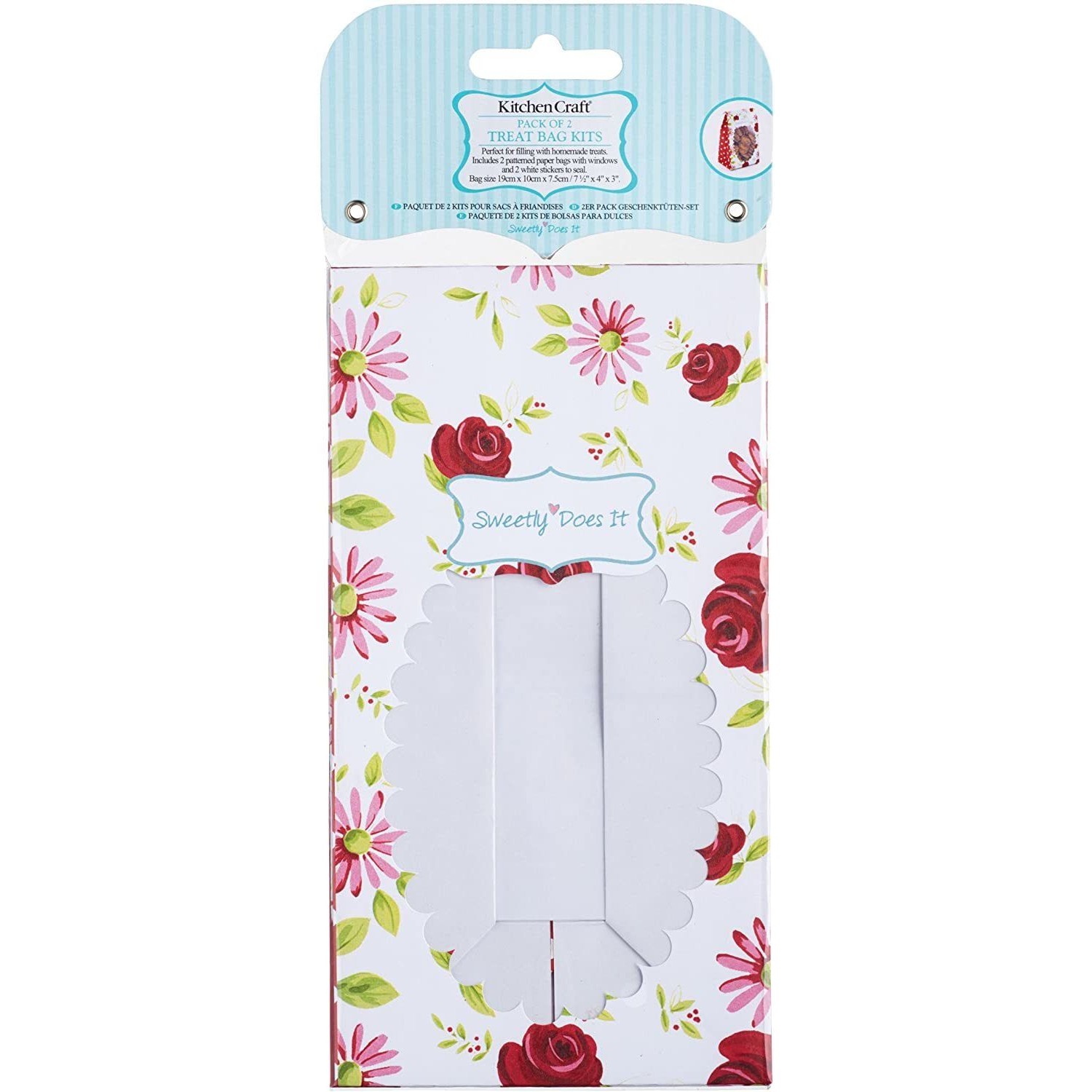 KitchenCraft Sweetly Does It Pack of 2 Treat Bag Kits RRP £1.89 CLEARANCE XL £1